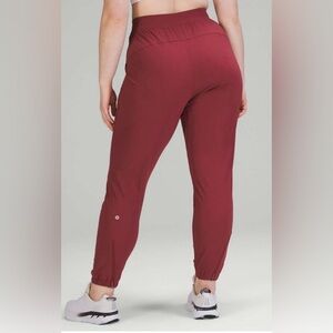 lululemon athletica Burgundy Track Joggers